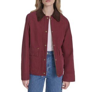 Levi's Women's Canvas Barn Jacket, Dark Red, NWT Size Medium